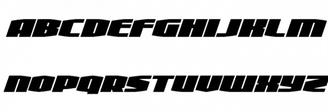 Alpha Century Super-Italic फ़ॉन्ट लोअरकेस