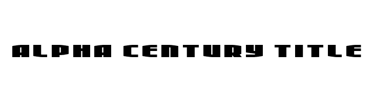 Alpha Century Title  les polices de caractères gratuit tlcharger