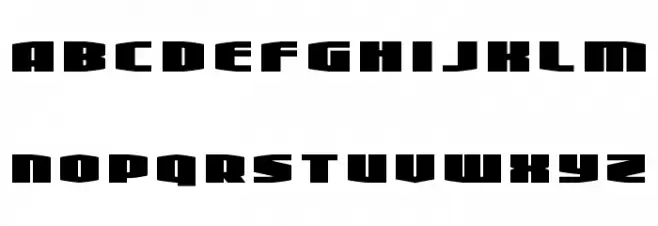 Alpha Century Title 字体 小写