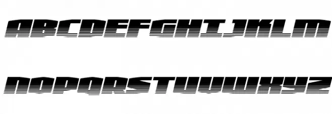 Alpha Century Twotone Italic خط أحرف كبيرة