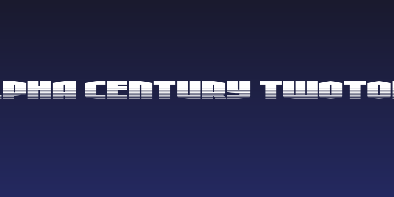 Alpha Century Twotone Social Header