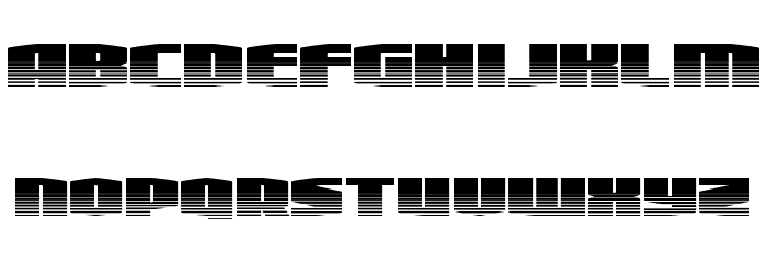 Alpha Century Twotone Font LOWERCASE