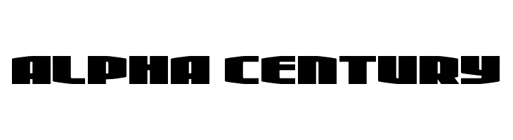 Alpha Century  baixar fontes gratis