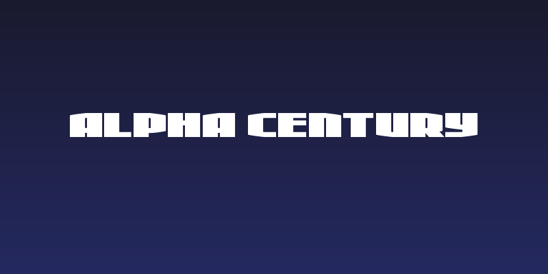 Alpha Century Social Header