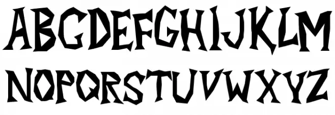 Alpha Dance Schriftart Groß