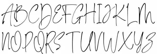 Alpha Danthe PERSONAL USE Regular Schriftart Groß