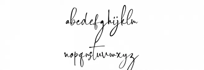 Alpha Danthe PERSONAL USE Regular Caratteri MINUSCOLO