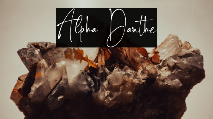 Alpha Danthe Example 1