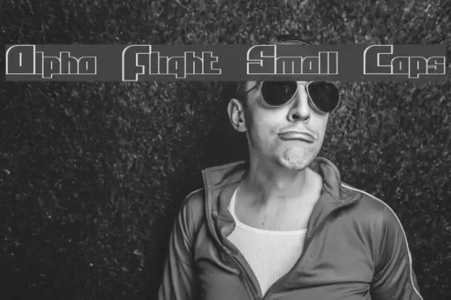 Alpha Flight Small Caps Font examples