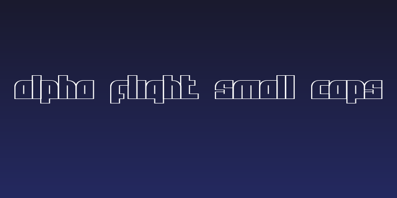 Alpha Flight Small Caps Social Header