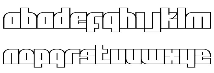 Alpha Flight Small Caps Font LOWERCASE