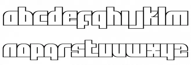 Alpha Flight Small Caps 字体 小写