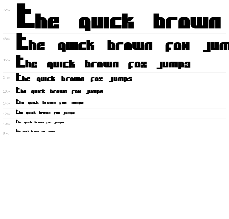 Alpha Flight Solid Small Caps Waterfall