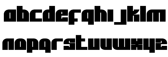 Alpha Flight Solid Small Caps Font LOWERCASE