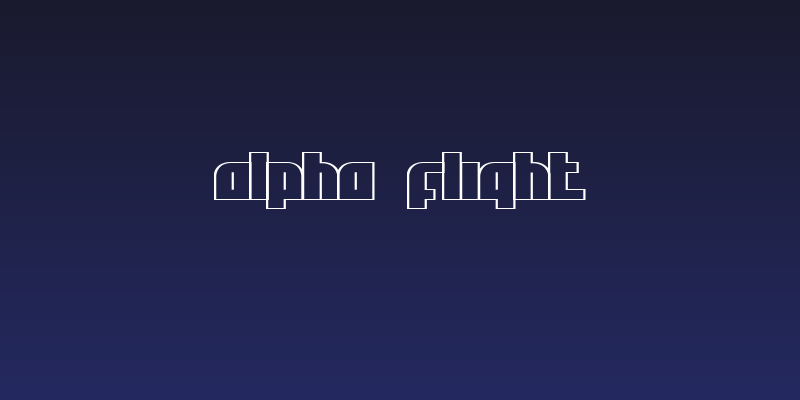 Alpha Flight Social Header