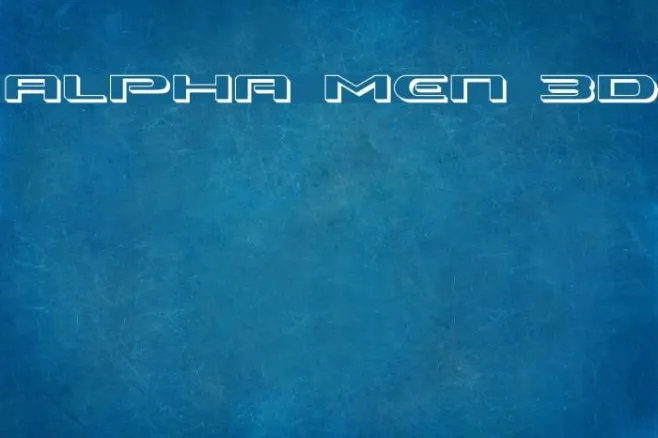 Alpha Men 3D Example 1