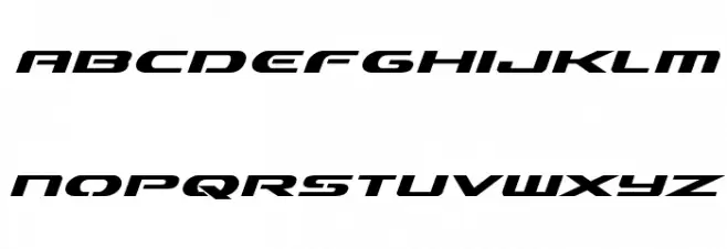 Alpha Men Bold Italic Caratteri MINUSCOLO