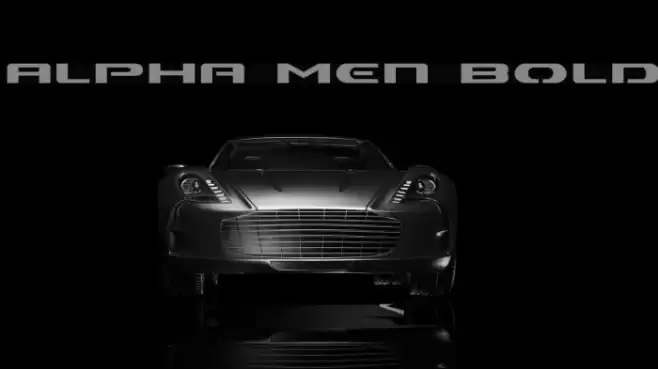 Alpha Men Bold Font examples