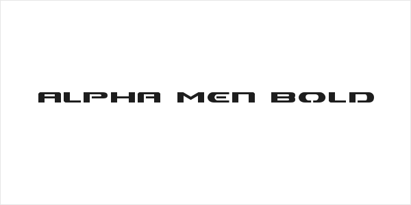 Alpha Men Bold Logo