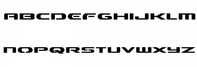 Alpha Men Bold Font LOWERCASE