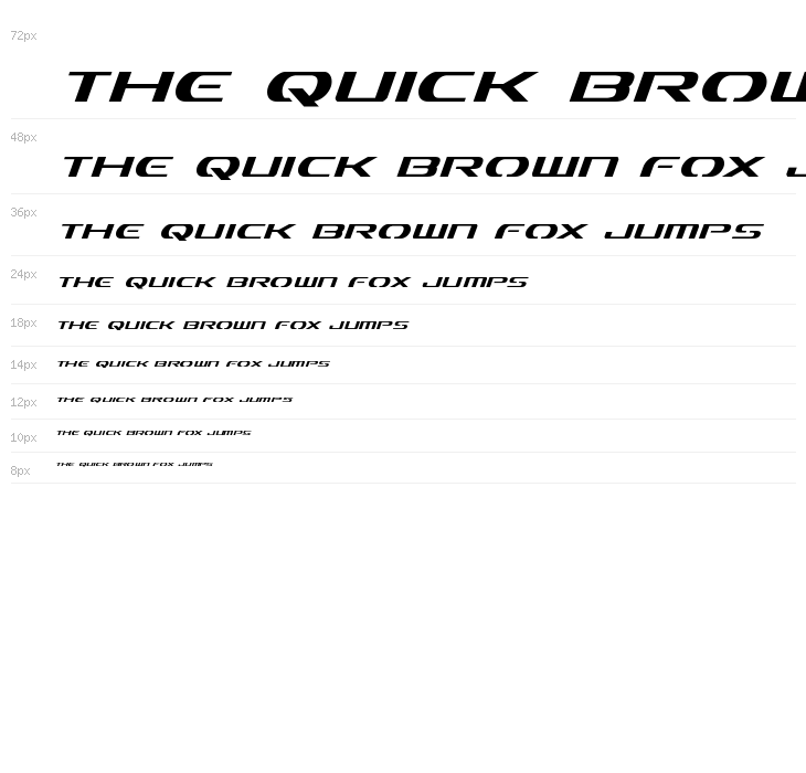 Alpha Men Condensed Italic Waterfall