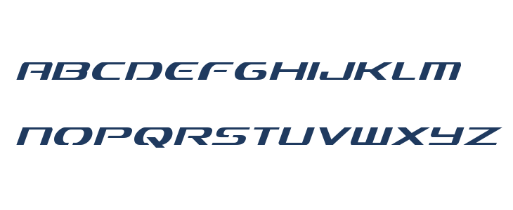 Alpha Men Condensed Italic Lowercase