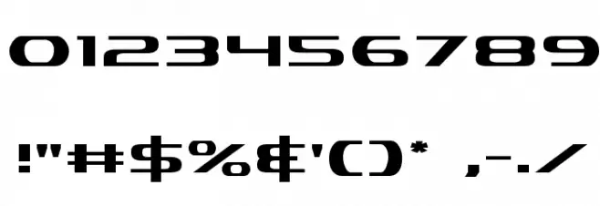 Alpha Men Condensed Font OTHER CHARS