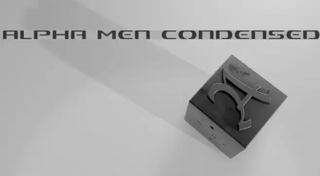 Alpha Men Condensed Font examples