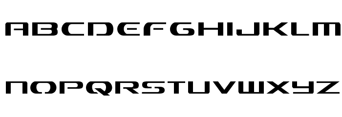 Alpha Men Condensed Font LOWERCASE