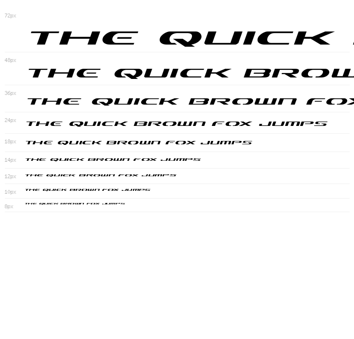 Alpha Men Expanded Italic Waterfall