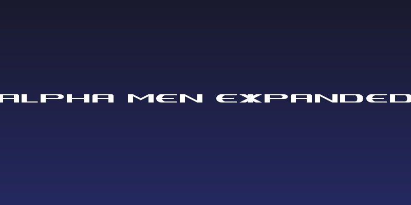 Alpha Men Expanded Social Header