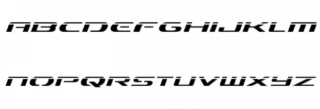 Alpha Men Laser Italic फ़ॉन्ट लोअरकेस