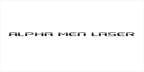 Alpha Men Laser Logo