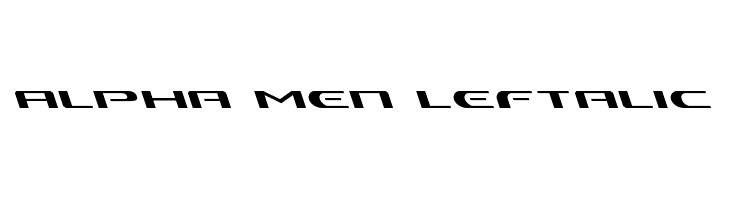 Alpha Men Leftalic  لخطوط تنزيل