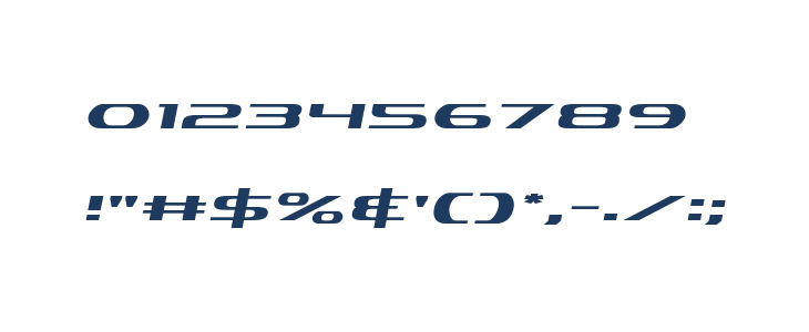 Alpha Men Semi-Italic Other Characters