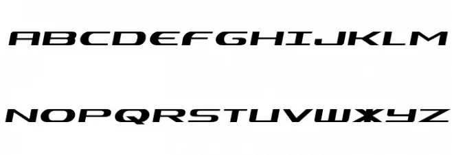 Alpha Men Semi-Italic 字体 大写