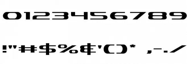 Alpha Men Font OTHER CHARS