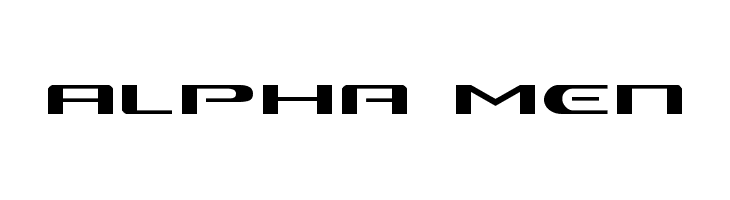 Alpha Men  baixar fontes gratis