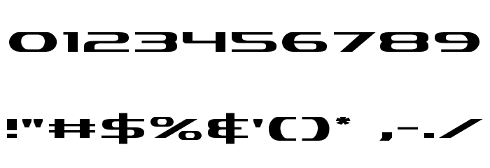 Alpha Men Font OTHER CHARS