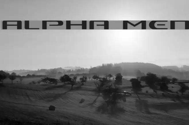 Alpha Men Font examples