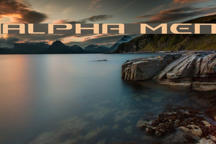 Alpha Men Font examples