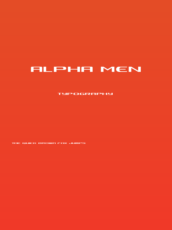 Alpha Men Poster