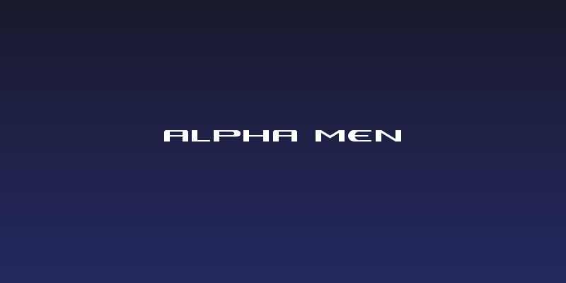 Alpha Men Social Header