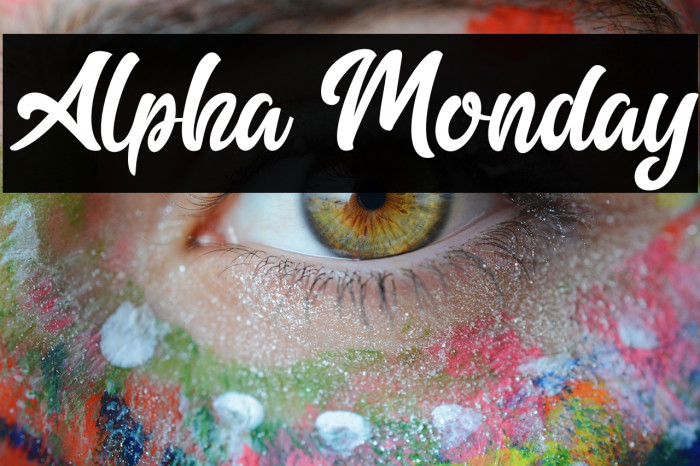 Alpha Monday Example 3