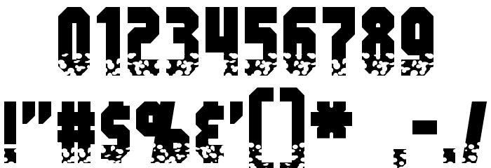 Alpha Mutation Font OTHER CHARS