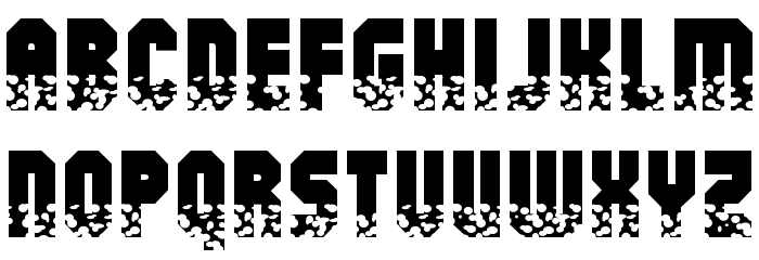 Alpha Mutation Font LOWERCASE