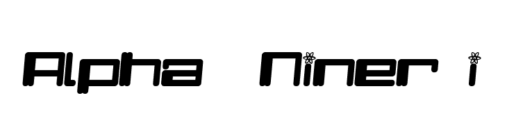 Alpha Niner i Font