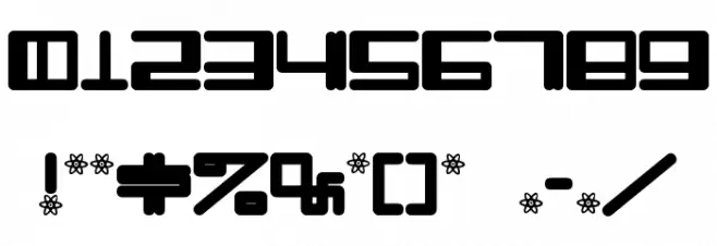 Alpha Niner Font OTHER CHARS