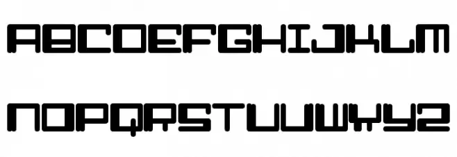 Alpha Niner Schriftart Groß