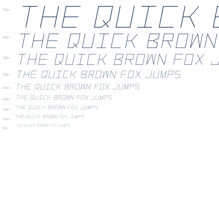 Alpha Prota Italic Waterfall